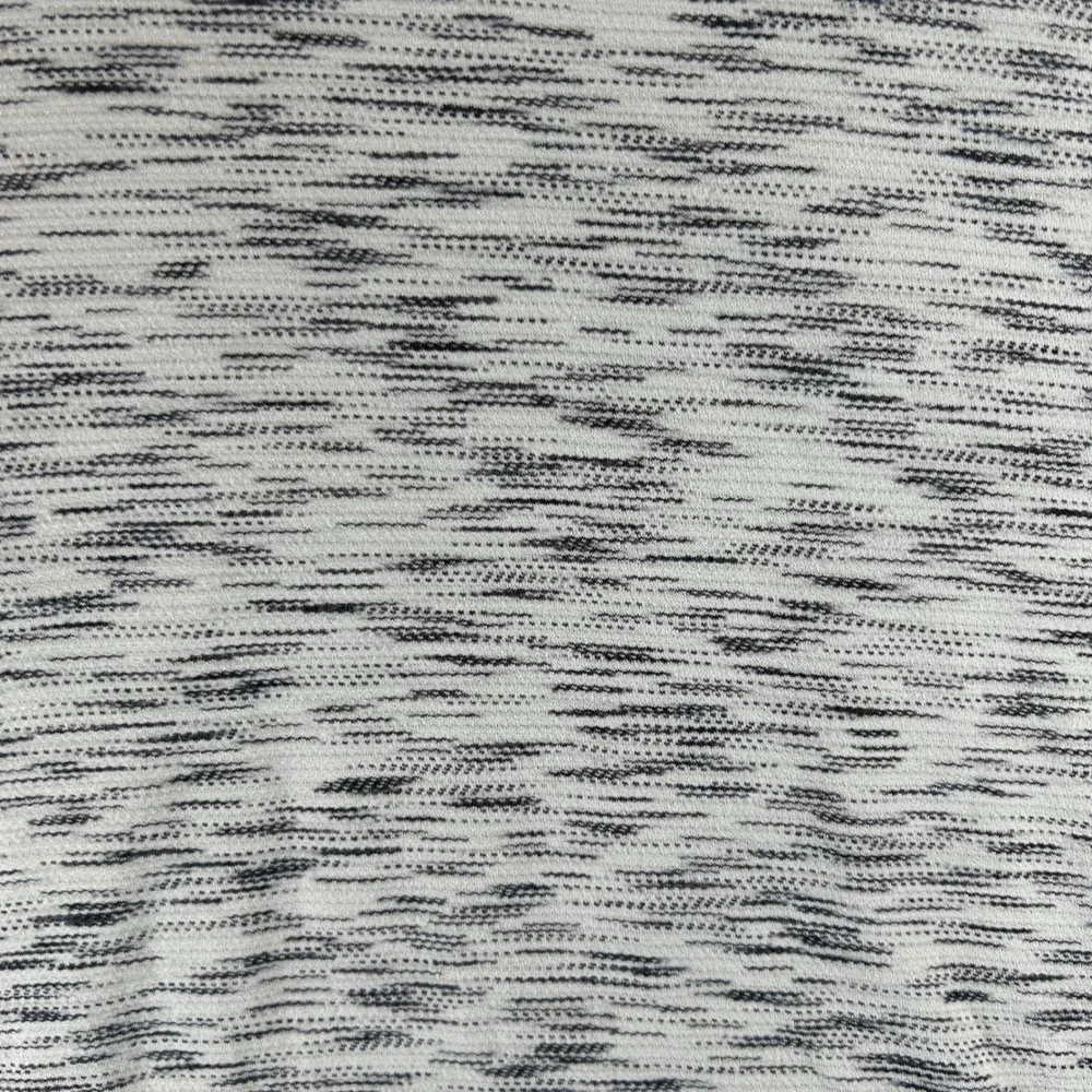 Lululemon Athletica Space Dye Relaxed Fit Short Sleeve Top Size 8 White Black